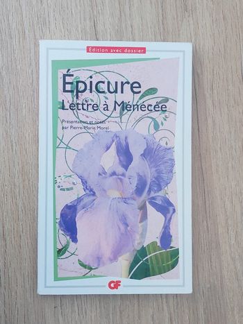 Livre Lettre à Ménécée