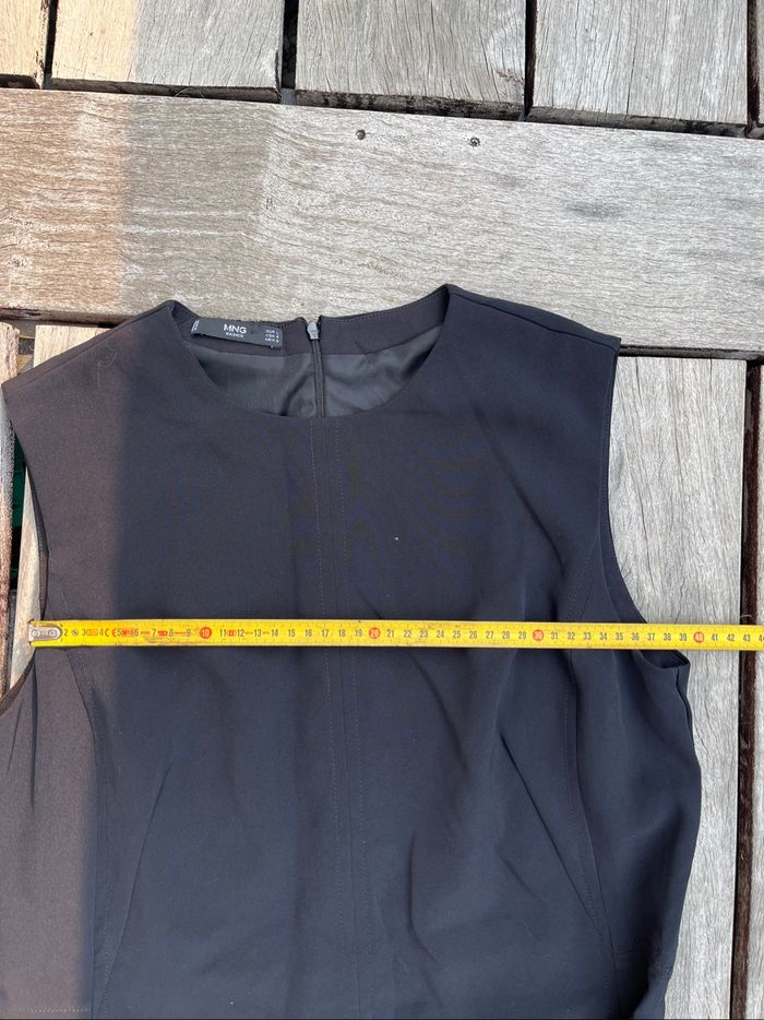 Belle robe droite noire Mango taille L - photo numéro 5