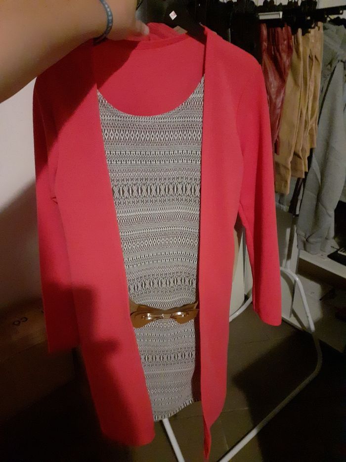 Robe + ceinture + gilet