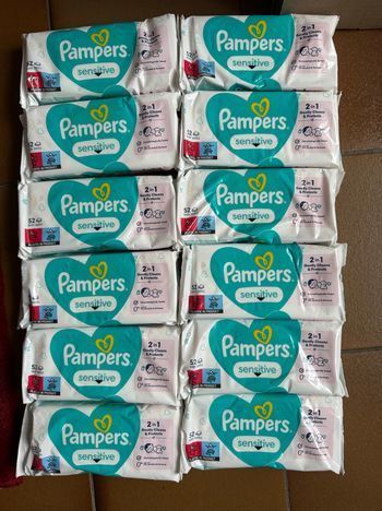 Lingettes Pampers sensitive