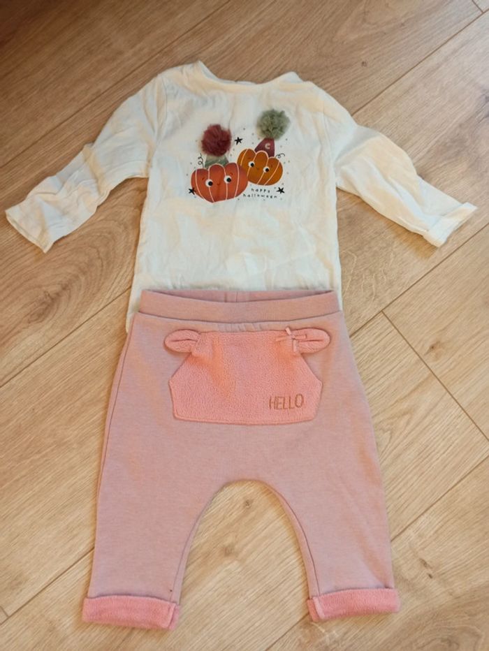 Ensemble pantalon et t-shirt manches longues
