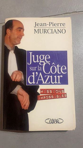 Livre « juge sur la Côte d’Azur »