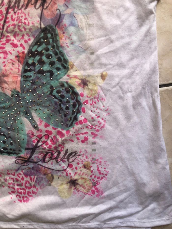 T-shirt papillon - photo numéro 4