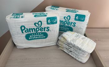 Couches Pampers premium protection taille 6
