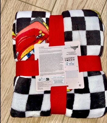 Plaid cars flash mcqueen pixar Disney 120x150cm