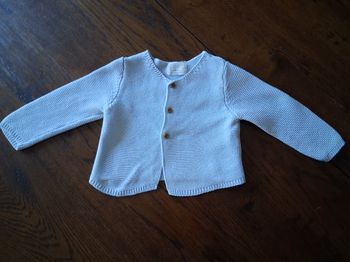 Gilet bleu clair pour bébé fille de marque Primark Cares