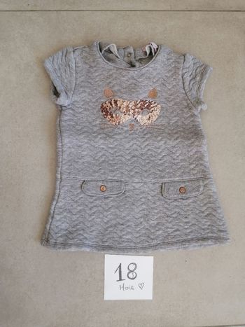 Robe manches courtes chaude