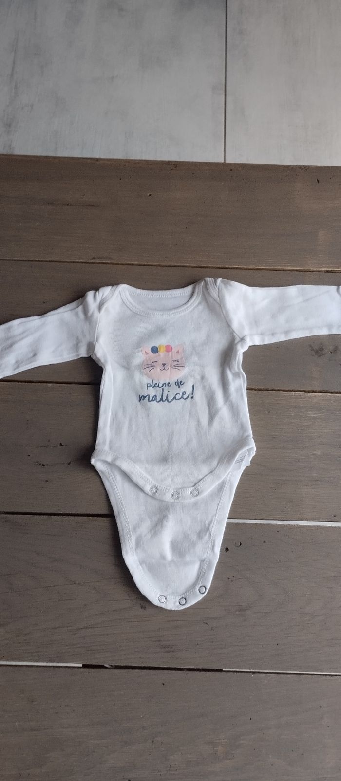 Lot de 5 bodies bébé fille - photo numéro 4