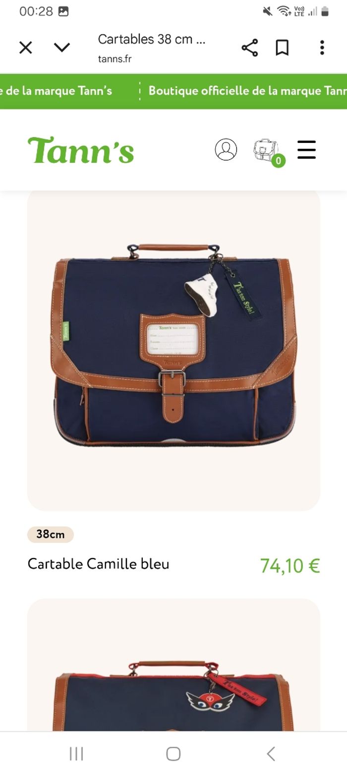 Cartable tann's