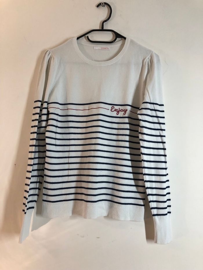 Pull à rayures Camaïeu