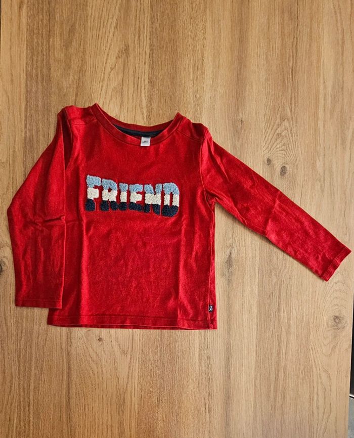 T-shirt manches longues Friend, taille 3 ans, Tape-à-l'oeil