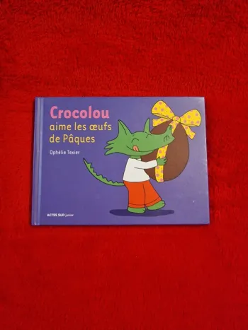 Livre crocolou aime les œufs de pâques