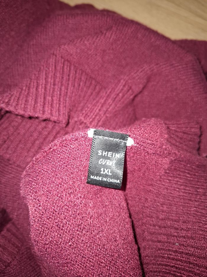Pull bordeau shein 1XL - photo numéro 5
