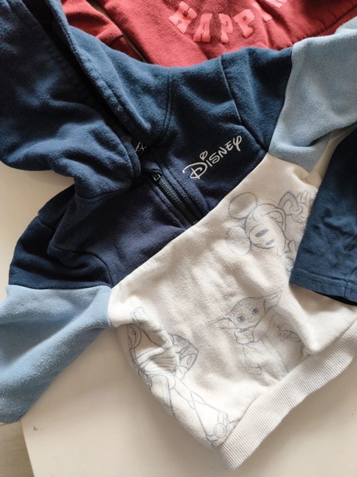 Lot de sweat et blouse a longue manche bébé - photo numéro 2