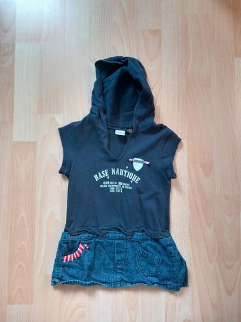 Robe bleu marine IKKS 18 mois tbe