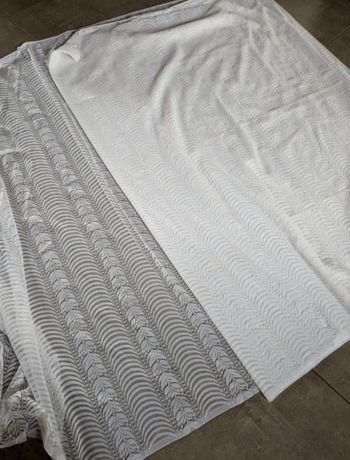 Tissu d ameublement rideaux voilage vintage ajouré