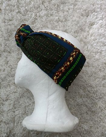 Bandeau en wax avec fil de fer intégré