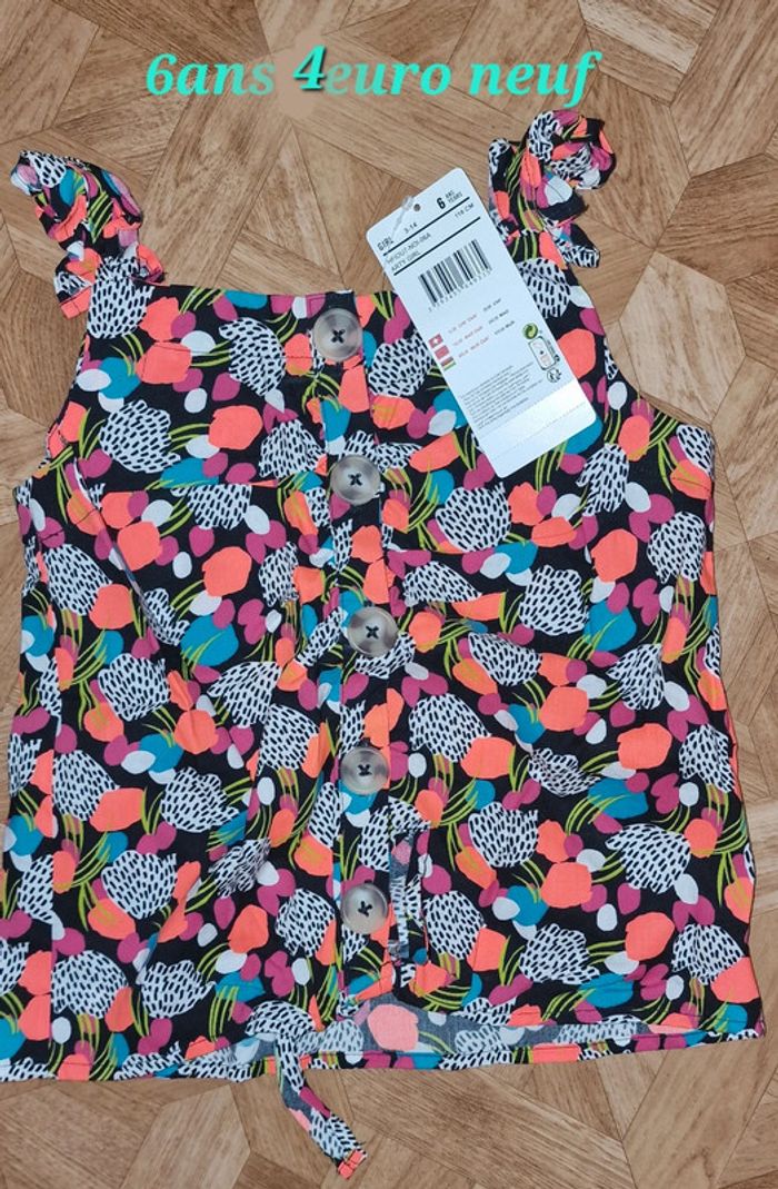 Debardeur 6ans orchestra neuf