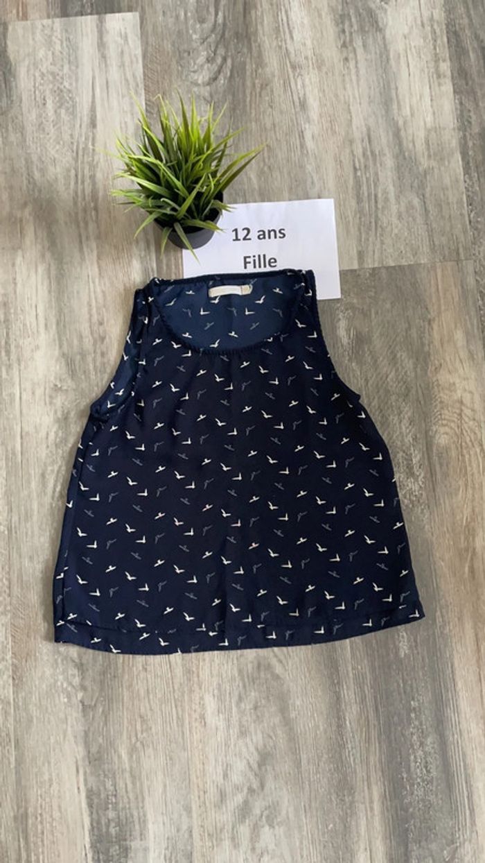 Blouse sans manches fille 12 ans