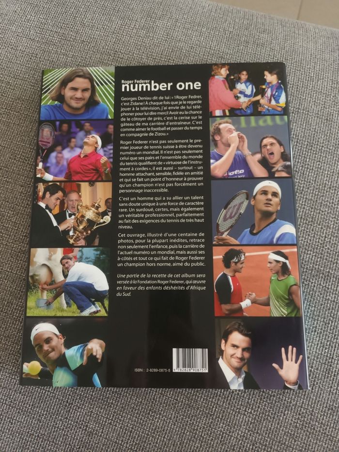 Livre Roger Federer number one - photo numéro 2