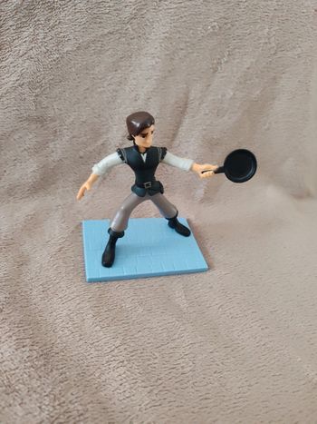 Figurine collection enchevêtrée arme Jakks Disney Flynn Rider sur base 3,5 pouces B1