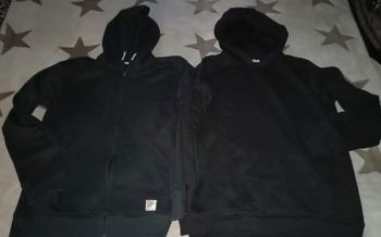 Lot 1 sweat à capuche + 1 gilet, gemo 16 ans