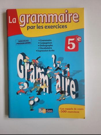 La grammaire par les exercices 5e