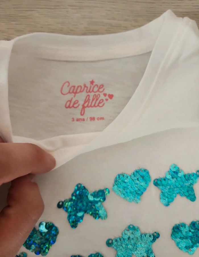 Ensemble short et debardeur brillant 3ans - photo numéro 3
