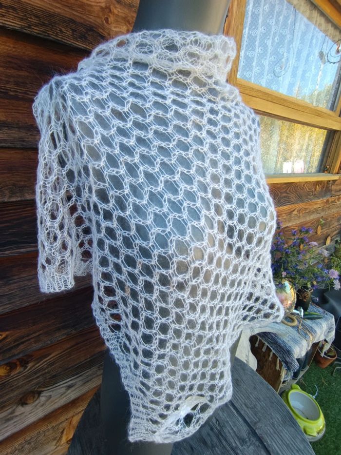 Carré Missegle Mohair et soie neuf petit modèle - photo numéro 2