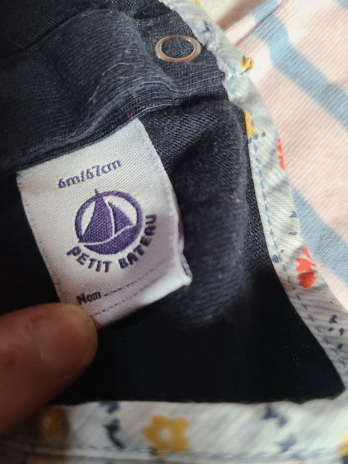 Lot 2 robes été  uue neuve et un body filles 6 mois petit bateau - photo numéro 6
