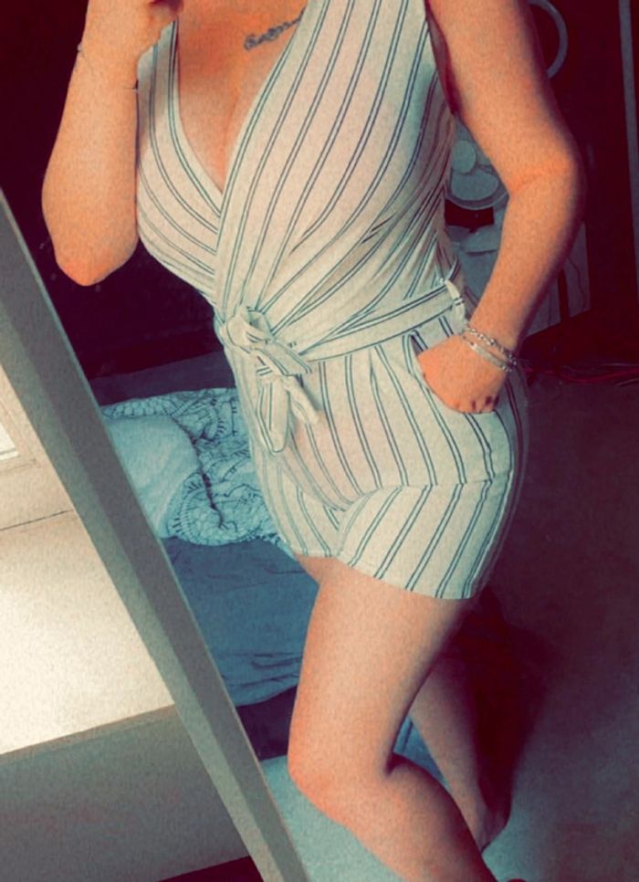 Combi short rayé 🤍 Taille M