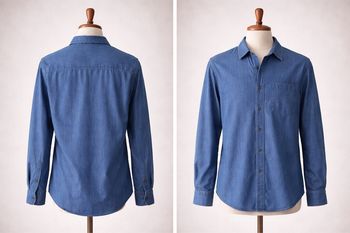 Chemise TEX bleu denim – Taille 39/40 (M)