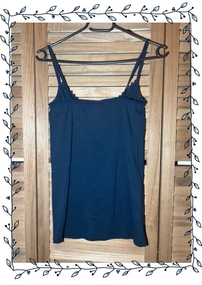 Top bleu noir Vero Moda taille L / 40 - photo numéro 7