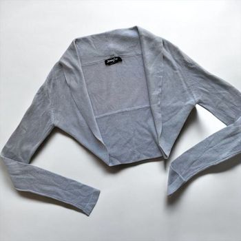 Boléro argenté court