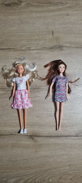 Lot poupées barbie