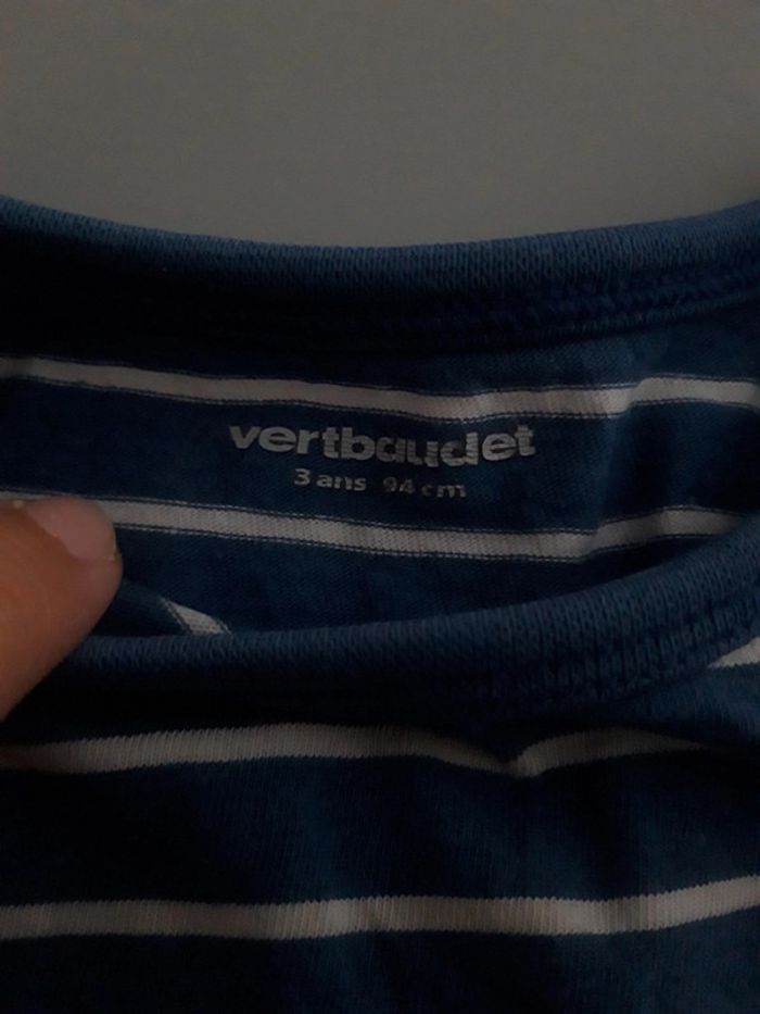 Haut rayure vertbaudet 3 ans - photo numéro 3
