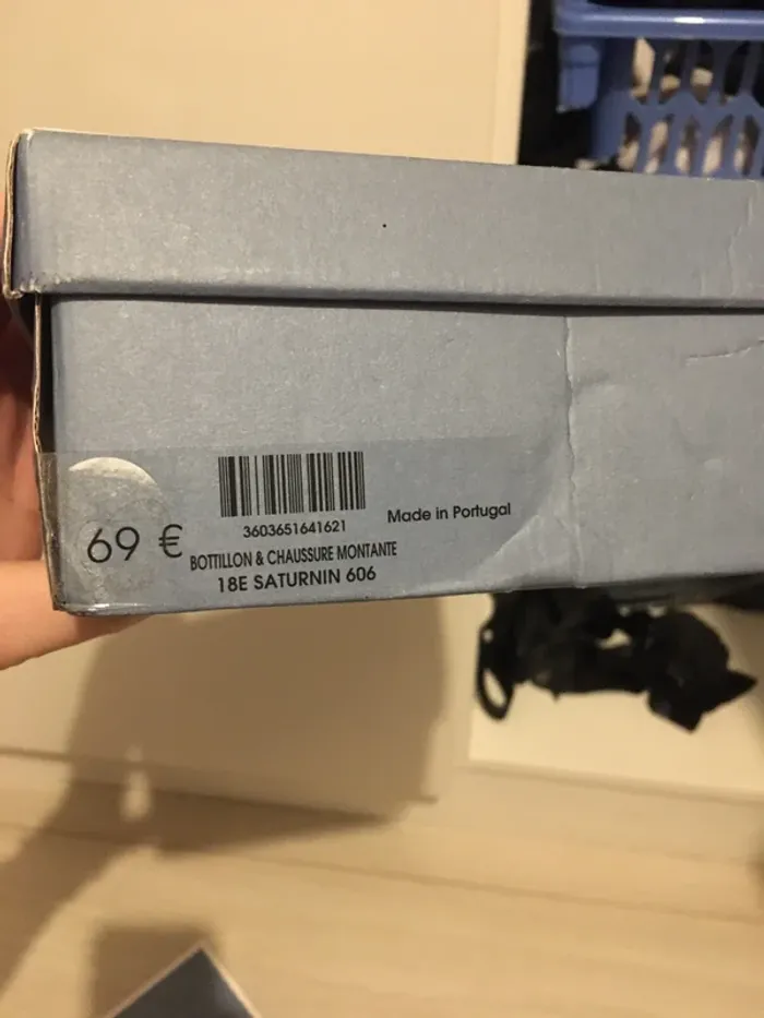 Chaussures bébé jacadi bleues marine taille 19 Neuves - photo numéro 5