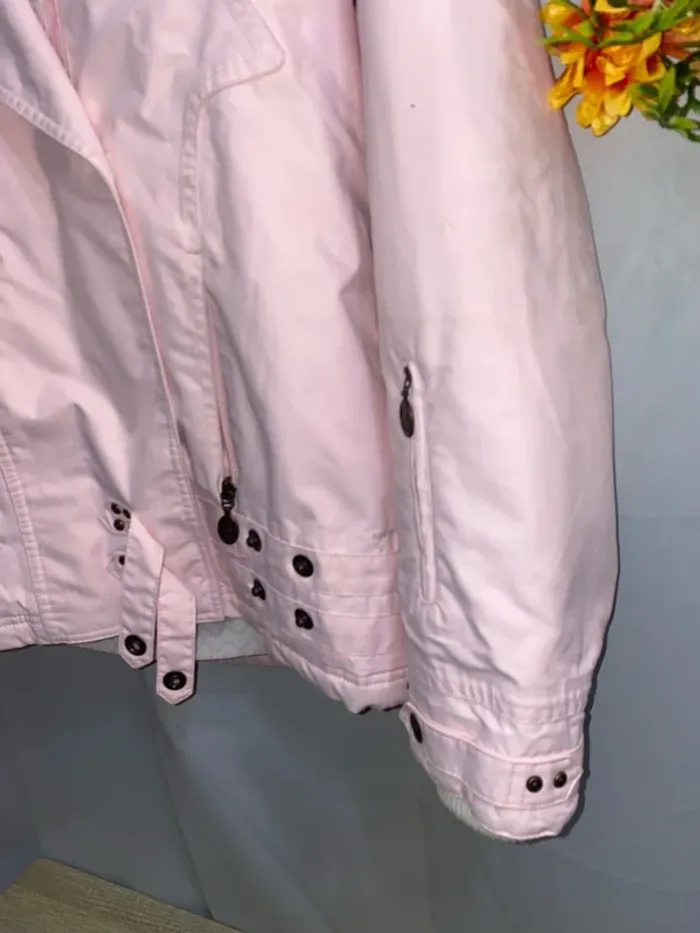 Anorak matelassé rose Décathlon taille 14 ans - n82m - photo numéro 3