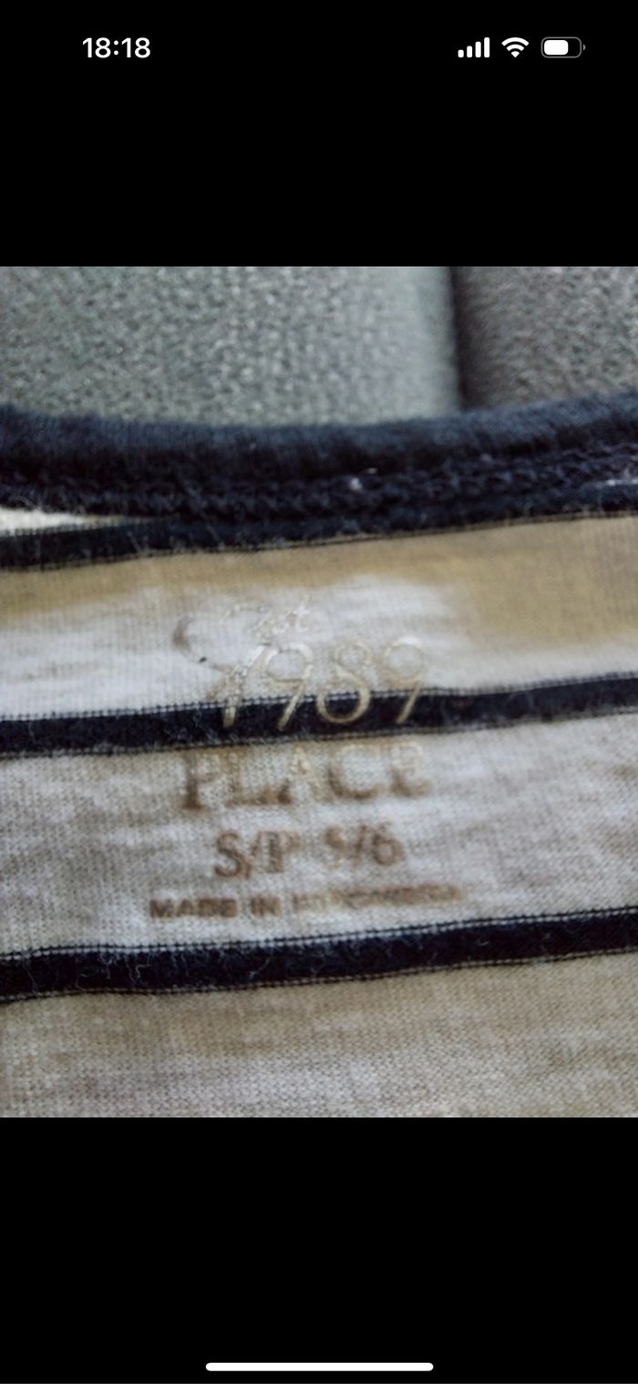 Tee-shirt manches longues Place taille 5 - 6 ans - photo numéro 3