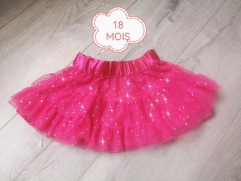 Jupe rose taille 80