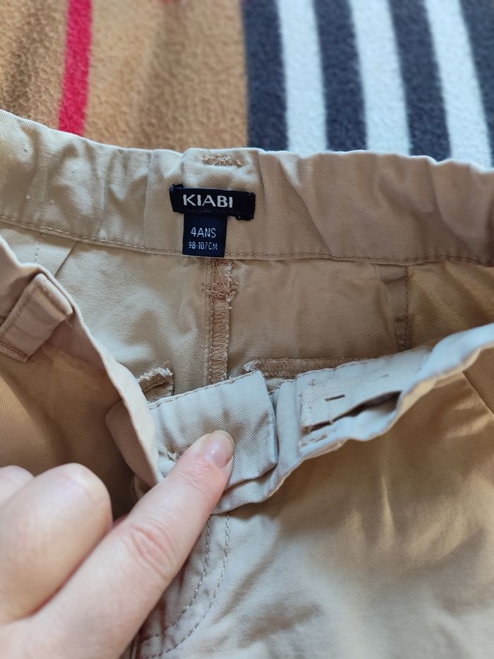 Short beige habillé 4 ans - photo numéro 2