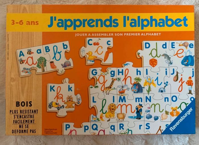 J'apprends l'alphabet en bois 3 - 6 ans Ravensburger neuf