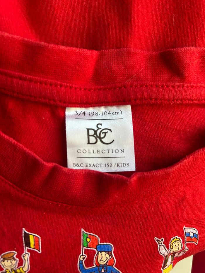 Tee-shirt imprimé pays Europe taille 3/4 ans - photo numéro 4