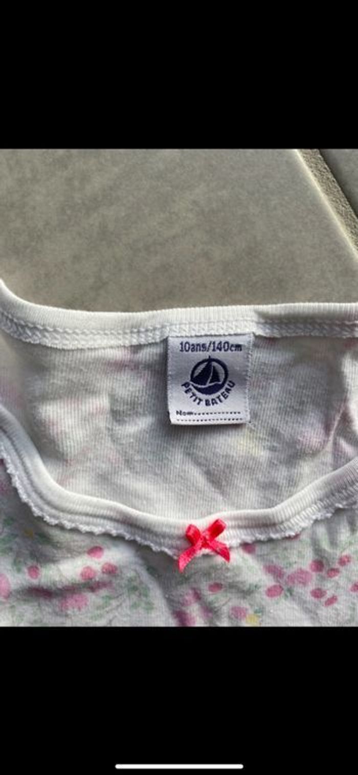 Chemise de nuit fleuri Petit Bateau 10 ans - photo numéro 4
