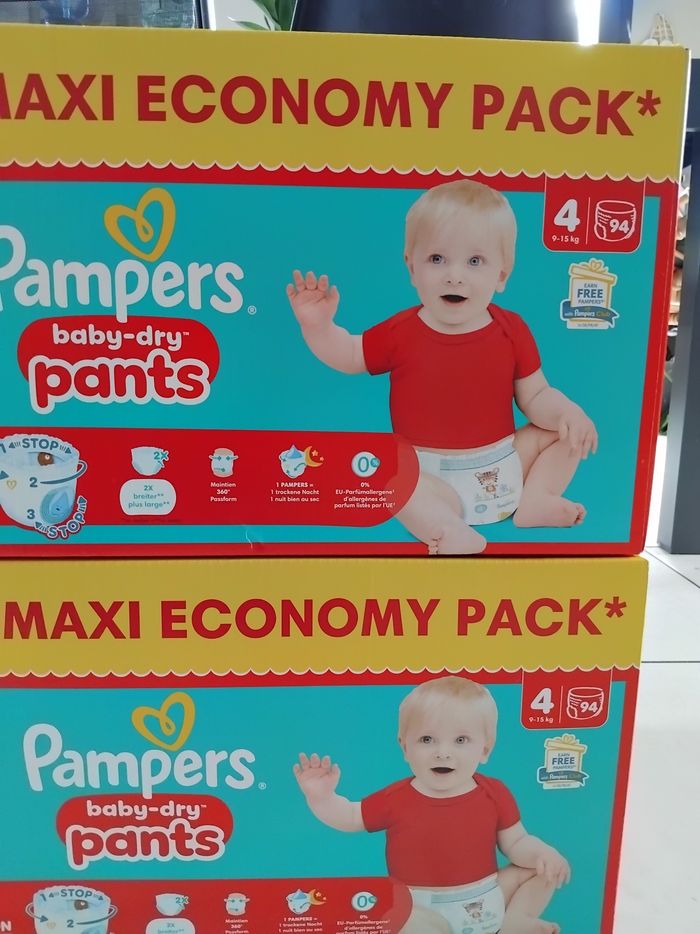 2 cartons pampers pants - photo numéro 2