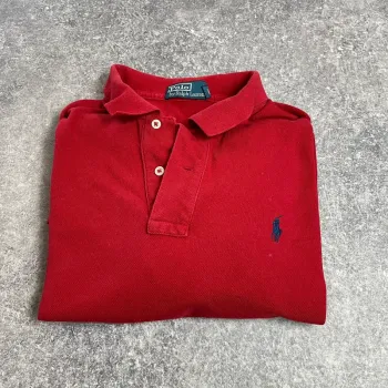 Polo Ralph Lauren Rouge Homme Taille L 🔥 Classique indémodable style preppy