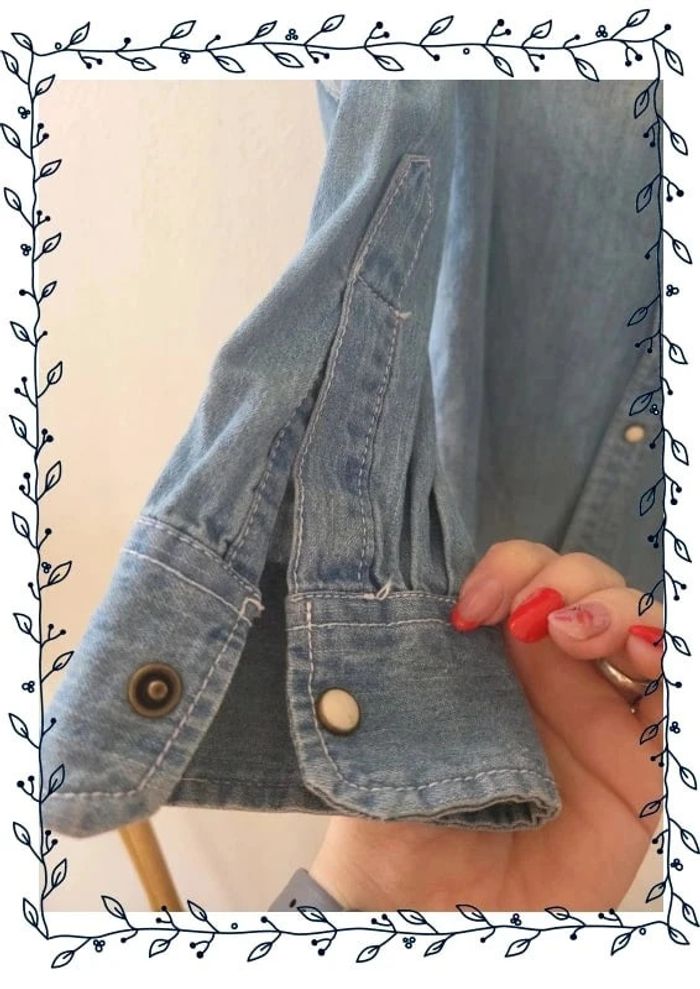 Chemise en jean slim fit - photo numéro 5