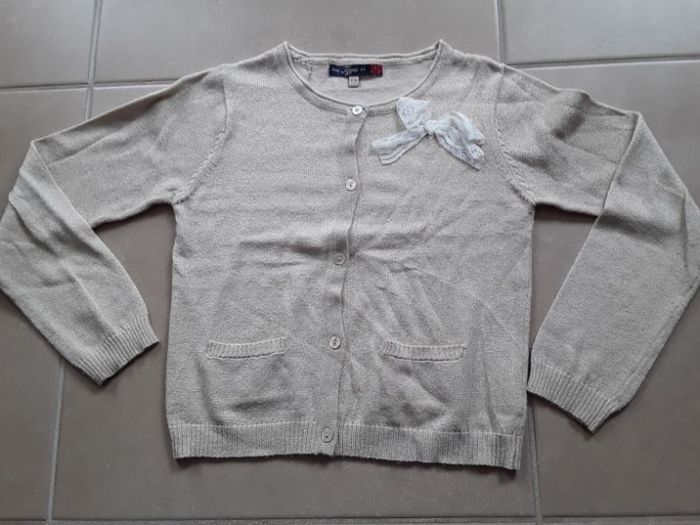 Gilet doré fille 9-10 ans TIZZAS TBE