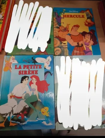 Lot de 2 livres walt disney