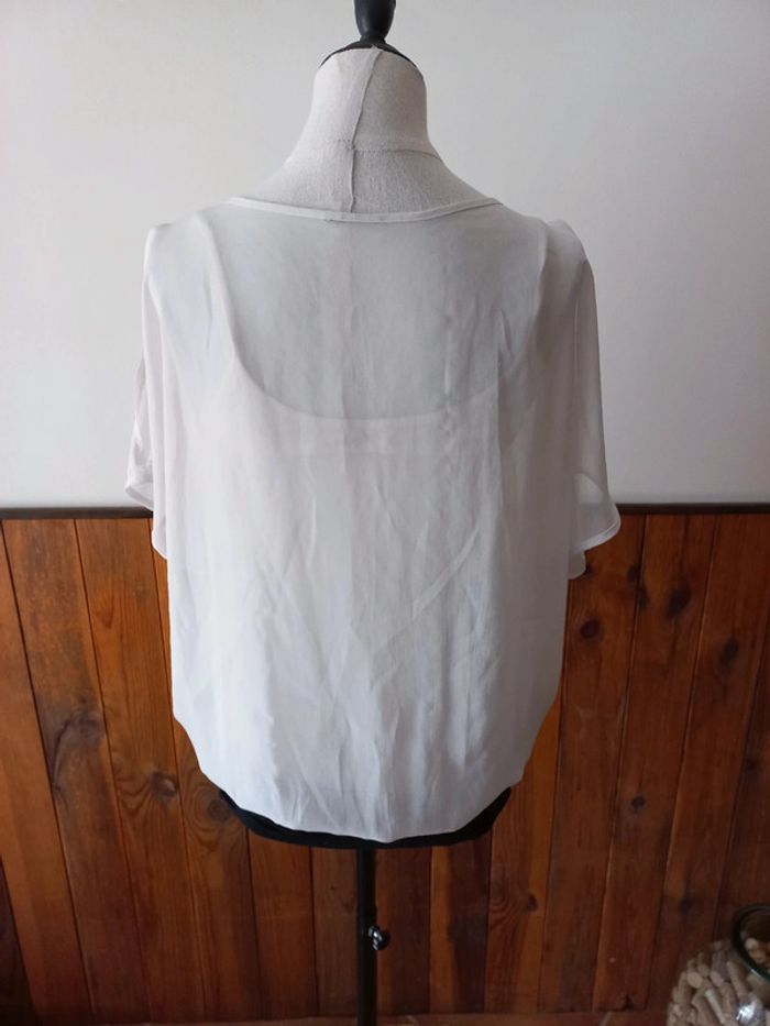 Blouse voile blanc - photo numéro 4
